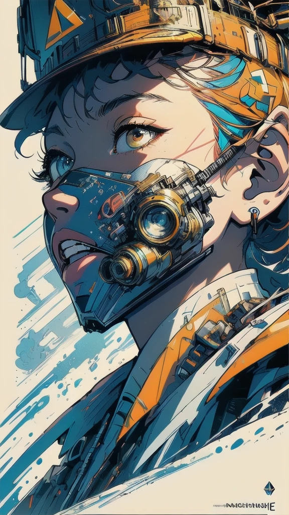 (((masterpiece, highest quality))),(((solo:1.2))),(((1girl:1.2))),32k wallpaper, very detailed, poster, vintage science fiction,(((((geometric cinematic movie poster))))), (bauhaus), shape,(((abstract))),(mid century modern),movie poster,(((((portfolio))))),(((((Close-up))))),(((((bust up))))),((((more various angle)))),(((highlight))),((((heterochromia)))),(((complete. detailed face))),(((Extremely talented))),(((((most complecated machine))))),(((((unlimited mechanic Workaholic))))),(((Absolutely detailed Mighty machines background))),(((Geiger counter))),(((Beautiful vibrant color scheme))),(((mouth wide open)))