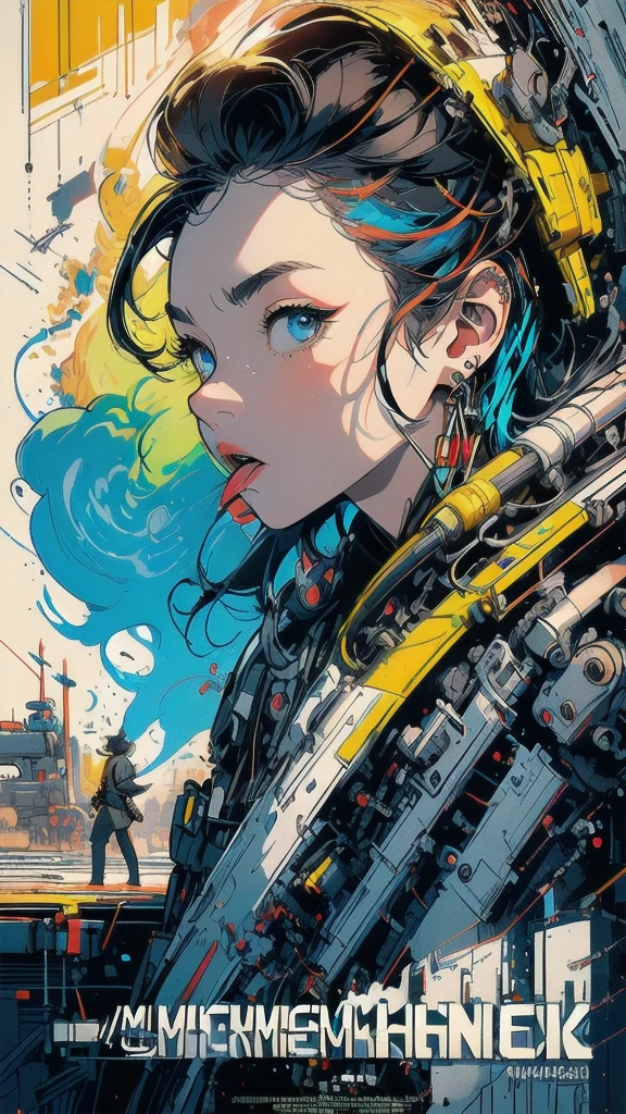 (((masterpiece, highest quality))),(((solo:1.2))),(((1girl:1.2))),32k wallpaper, very detailed, poster, vintage science fiction,(((((geometric cinematic movie poster))))), (bauhaus), shape,(((abstract))),(mid century modern),movie poster,(((((portfolio))))),(((((Close-up))))),(((((bust up))))),((((more various angle)))),(((highlight))),((((heterochromia)))),(((complete. detailed face))),(((Extremely talented))),(((((most complecated machine))))),(((((unlimited mechanic Workaholic))))),(((Absolutely detailed Mighty machines background))),(((Geiger counter))),(((Beautiful vibrant color scheme))),(((mouth wide open)))
