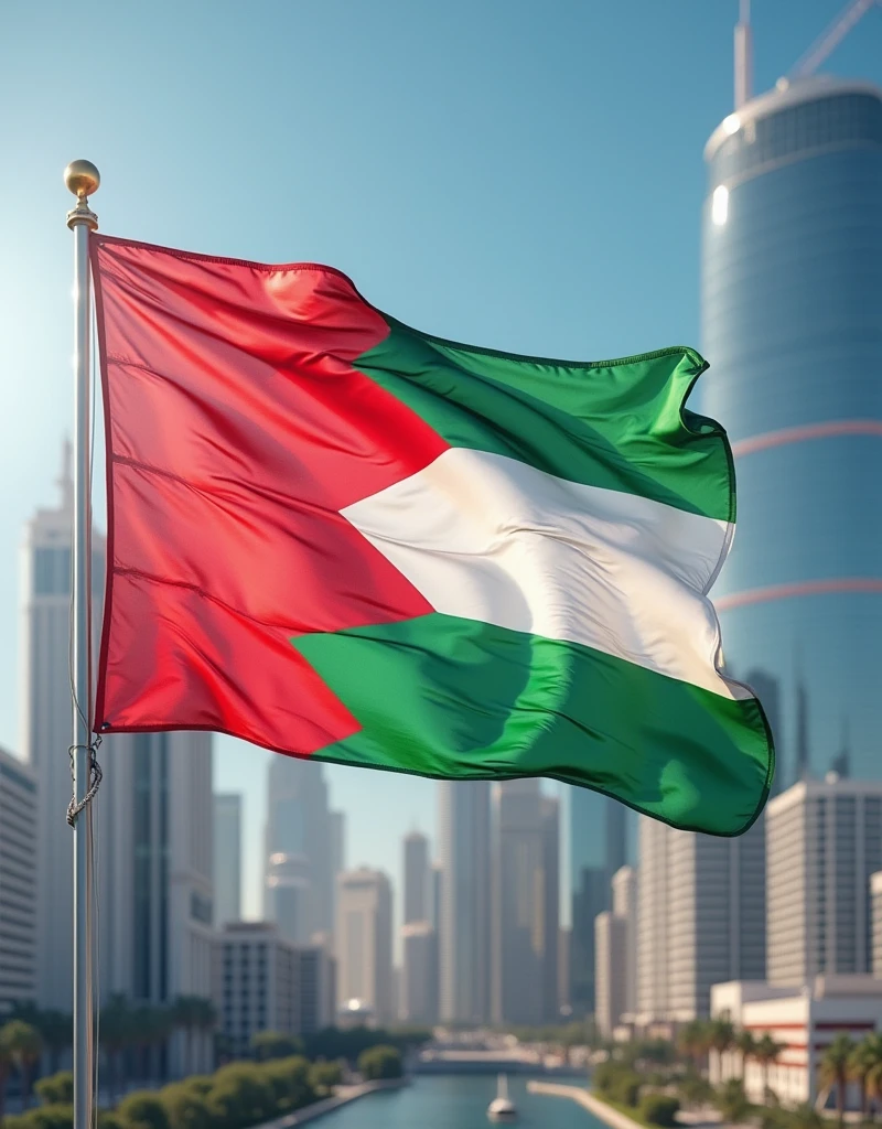 VECTOR bahrain FLAG WAVING
