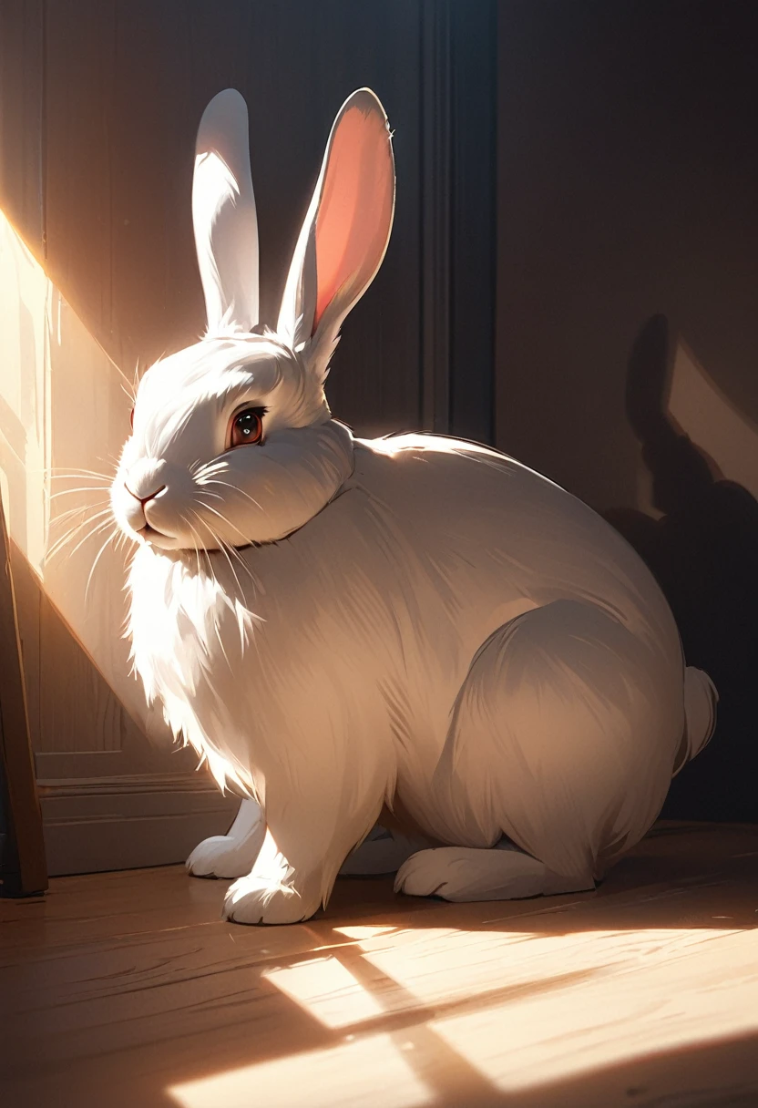 Best quality, masterpiece,soft, semi-realistic, high detail, Mysterious light, soft shadows. detailed textures, dynamic lighting, drawing of a rabbit and a hare, in the style of Disney&#39;s Zootopia, Judy Hopp, Cartoon, hare in a green t-shirt, hare with blue eyes, rabbit with purple eyes, furry body, hare in shorts, rabbit in jeans, rabbit in a blue shirt, furry art in first person, Best quality, 4k resolution, ultra detailed, Dark and gritty art style, desaturated colors with an emphasis on green and gray shades, Sharp and dramatic lighting, friendly walk, gray rabbit, hare light brown from Nu, Weather!