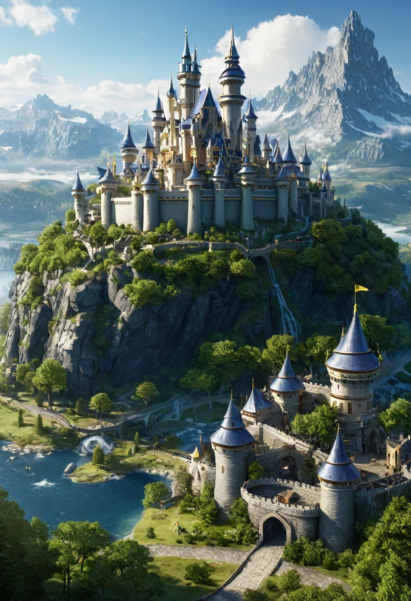 Realistic image of a kingdom