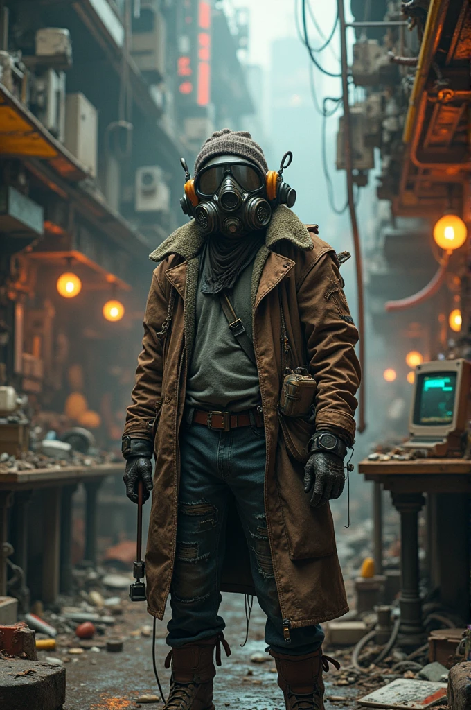 Futuristic junk dealer