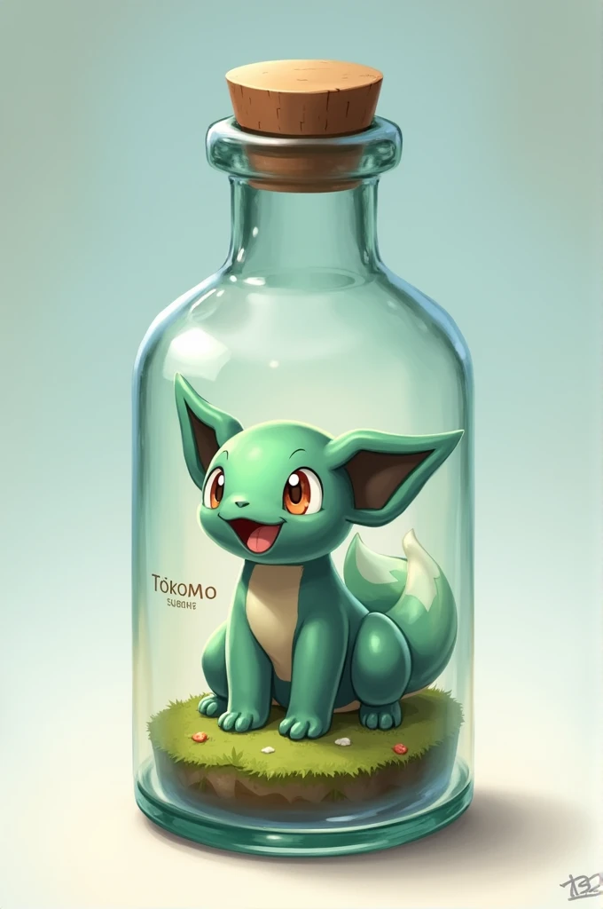 Mini frasco logo with pokemon inside