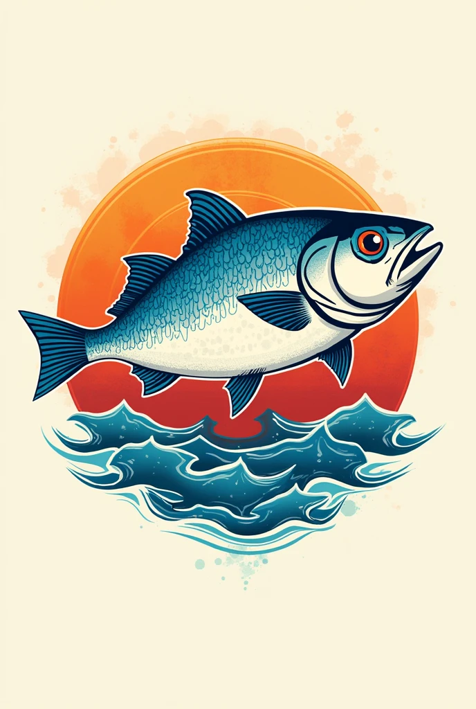 Give me different logos with this" cevicheria fatima" but it is striking that it is related to ceviche, fish colors like blue, red, orange