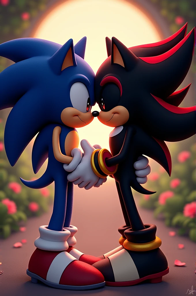 Sonadow with French kiss