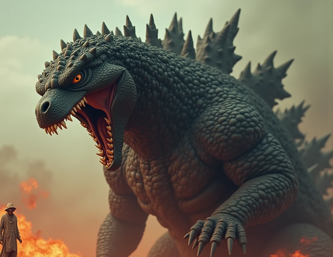Godzilla shocked meme
