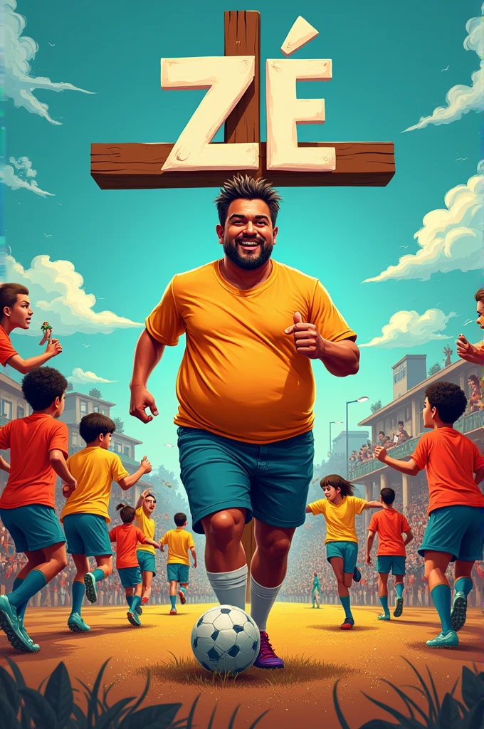 Create a Poster Theme: football tournament Organization: Zé is a local junior: pot-bellied place, right after the holy cross.
September 22nd From 7am:00 a.m.