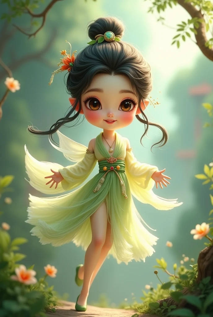 Another fairy-like cartoon girl in Chinese novels 
