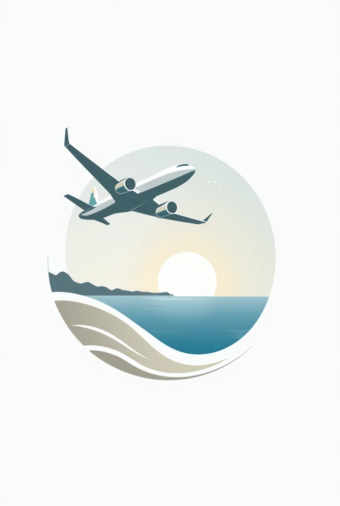 Logo for tour operator (of beaches and airplanes)