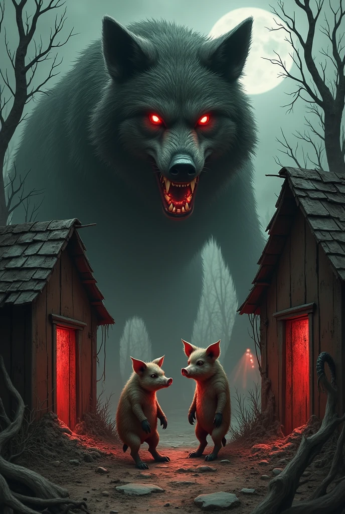 The 3 little pigs in bad version