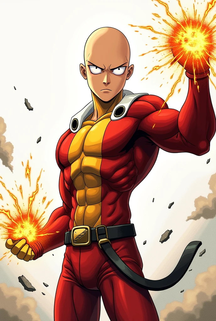 SAITAMA GIVING SERIOUS SOCO