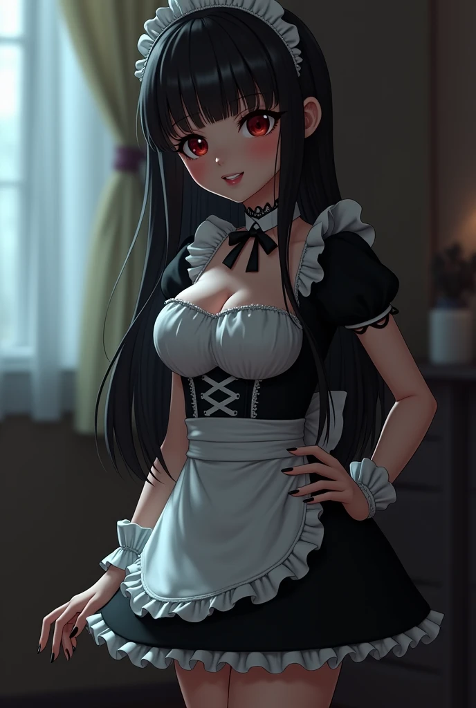 (NSFW:1.3), Uncensored, (High resolution:1.1), (absurderes:1.1), Best Quality, Ultra high definition, The highest resolution, Very detailed, Anime, 1girl in, micro dress, maid, pantyshot, spread pussy