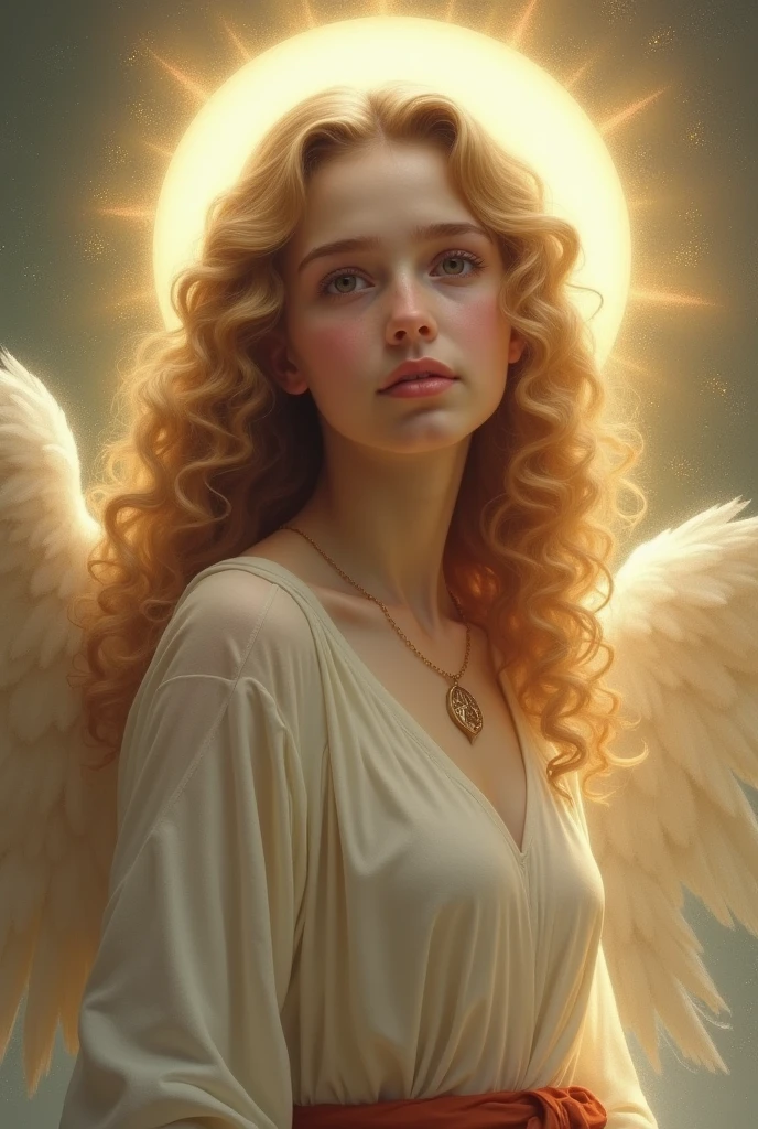 Saint Rita of Cassia is a curly and blonde girl