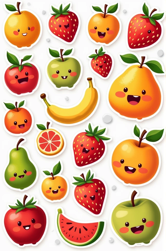 Fruit sticker sheet