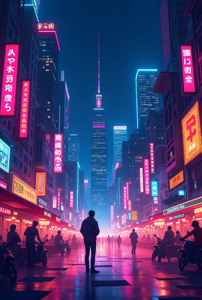 Background for musical flyer