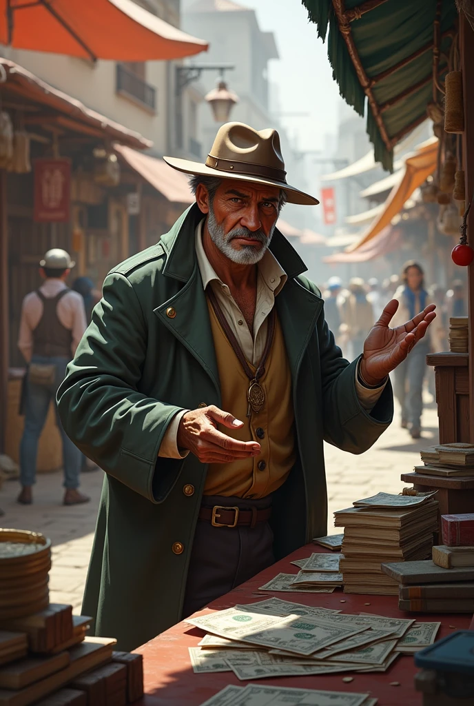 Trader in process