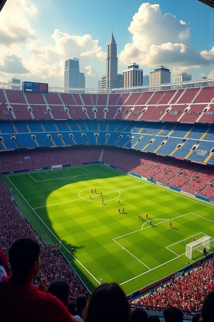 Barcelona football field 