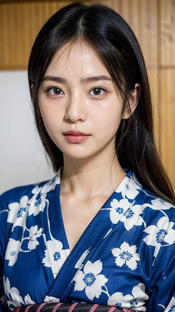 Model actress、Japanese women、One Woman、Close-up of face、30 generation beauty、yukata