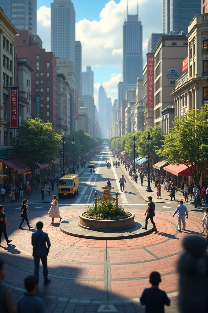 Street with radius