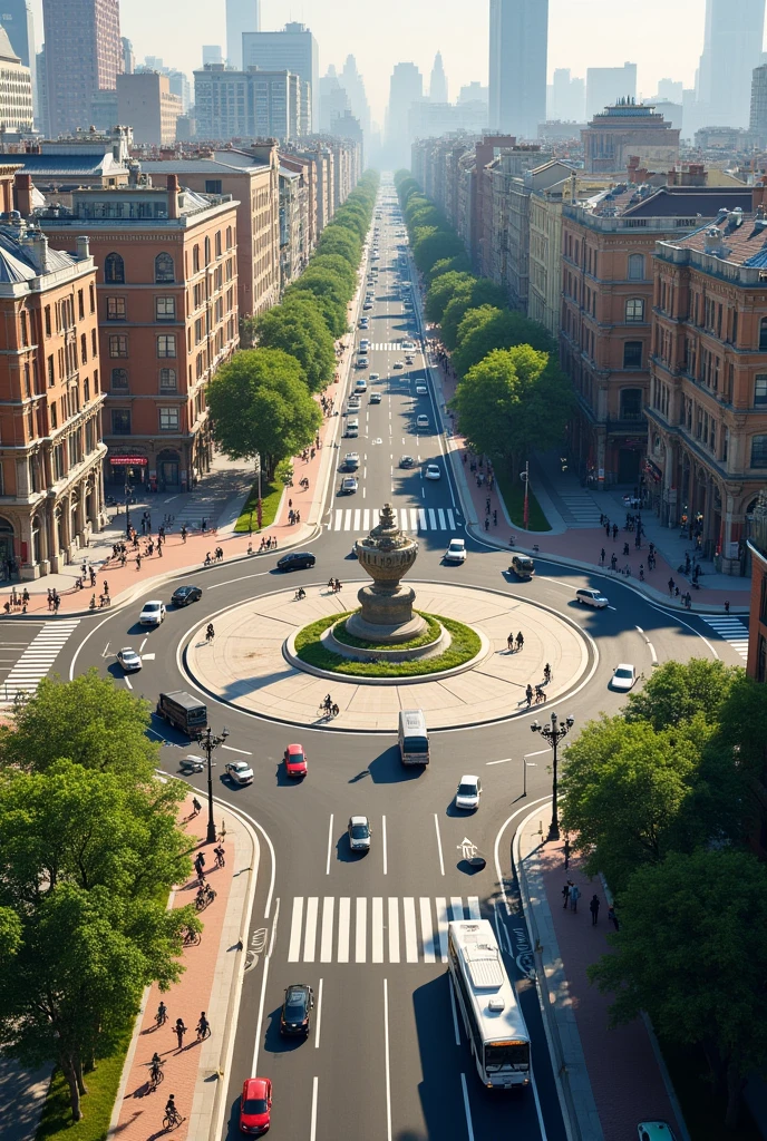 Street with radius