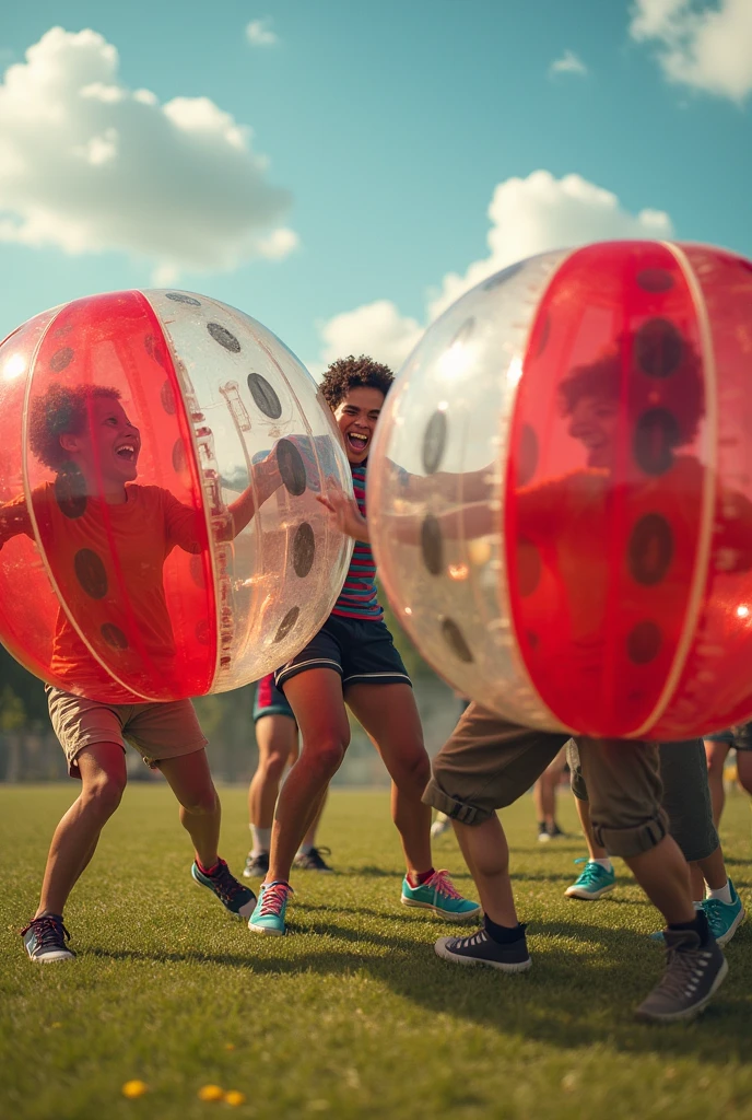 Bumper ball fight