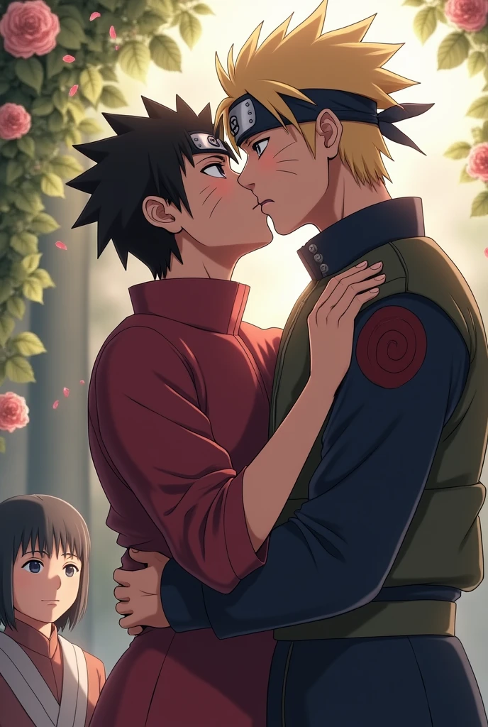 Daz naruto kissing k tobirama
