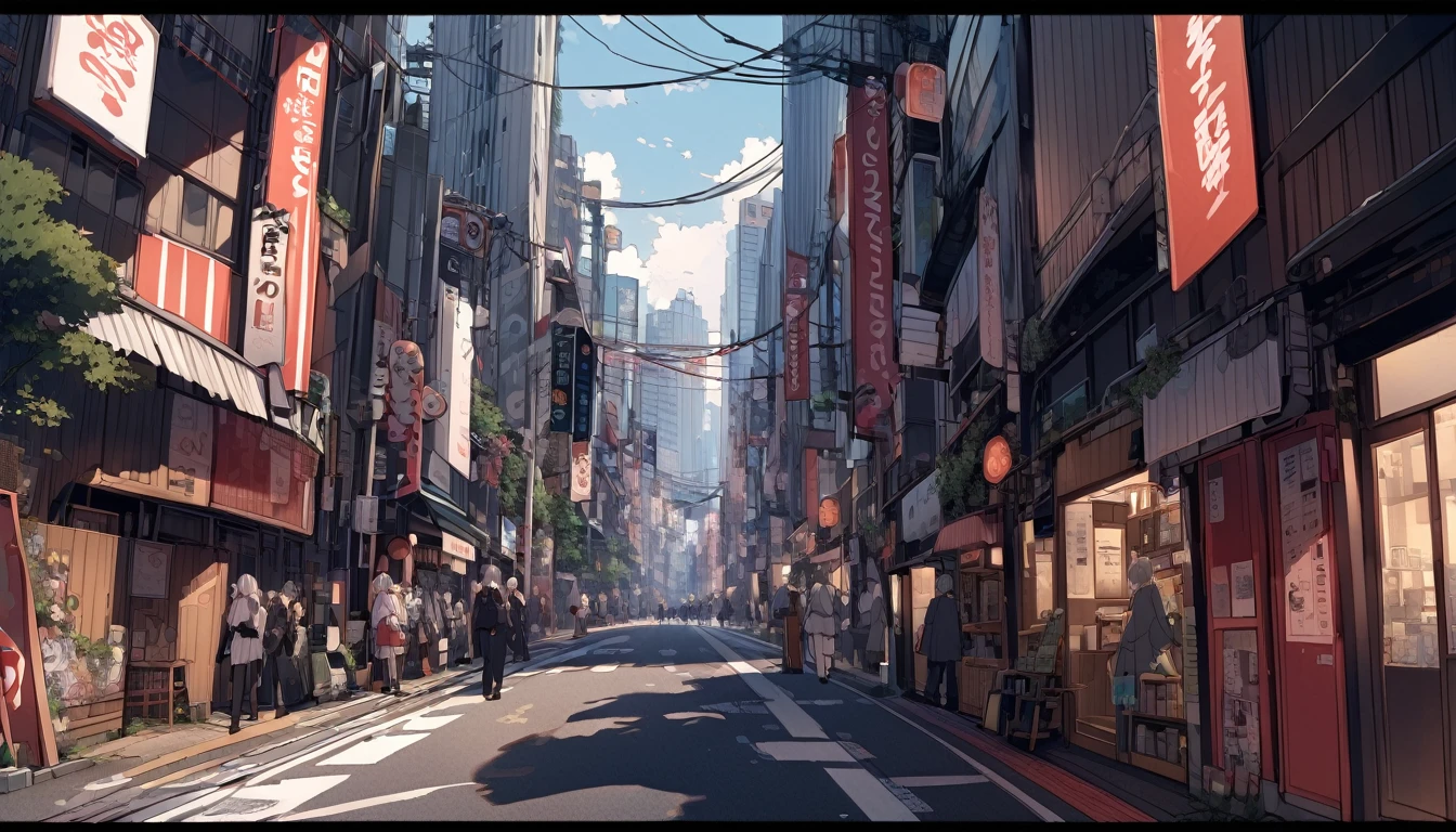 Scene of a Tokyo street 