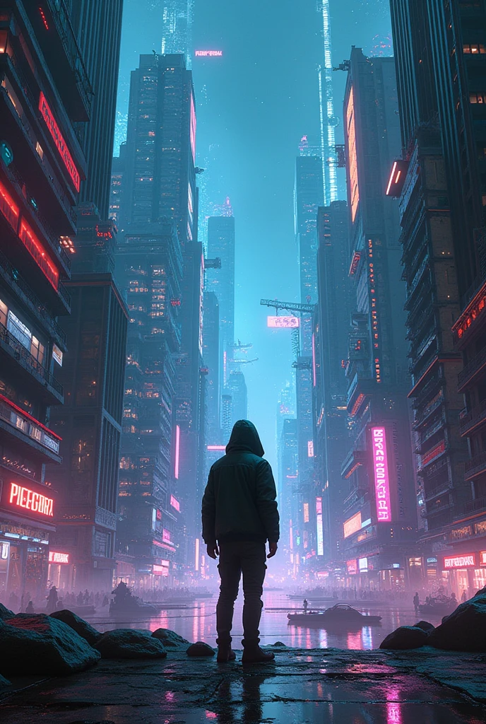 Cyberpunk notebook cover