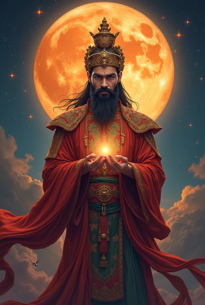 give me image with 888 and an Asian astral background