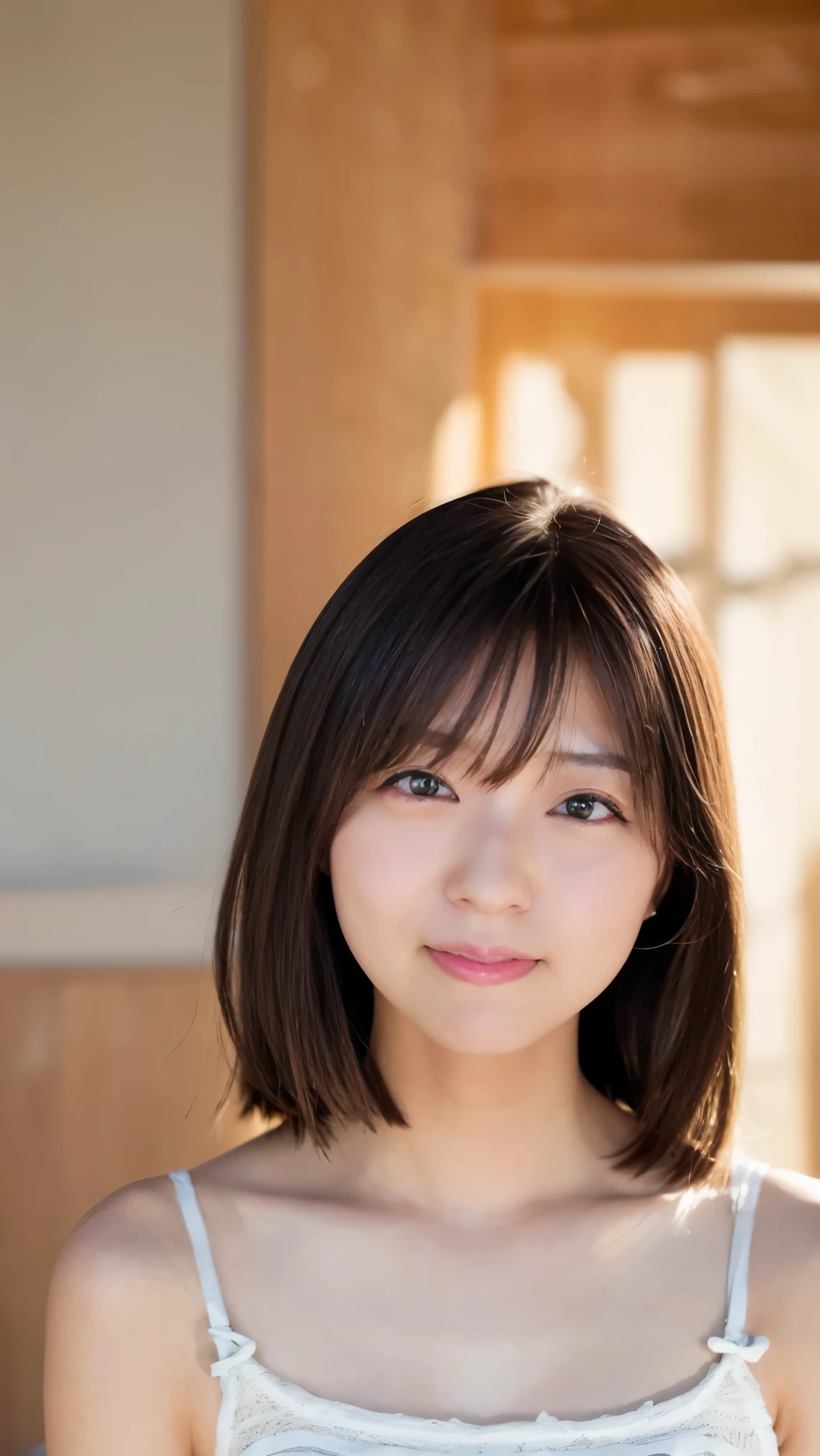 Everything modern:3.66, Cute Japanese Women Photos, smile, 20-year-old, Straight Long Hair:2.55, (photo Realistic:1.4), (hyper Realistic:1.4), (Realistic:1.3), (Smoother lighting:1.05), (Improving the quality of cinema lighting:0.9), 32K, 1 girl,20-year-oldの女の子, Realistic lighting, Backlight, The light shines on your face, Ray Tracing, (Bright light:1.2), (Improvement of quality:1.4), (Highest quality Realistic textured skin:1.4), fine grain, Detailed face,(smile:1.0), (Emphasis on face close-up:1.3), (Enhances the beauty of skin texture:1.1),((Extremely precise and accurate anatomy:1.0)), (Enhances the beauty of skin texture:1.1), Clean and glowing skin, mesh, thin:1.2, (Realistic:1.3), Realisticなライティング, (Smoother lighting:1.05), 32K, One Japanese woman, fine grain, Detailed face, (Film Grain:1.1),(Accentuates body lines:1.1), High resolution, Natural look, Kind eyes, Improves hair quality, Delicate light and shadow, Transparent muscles, Graceful pose, Beautiful Eyes, Sharp details, Soft light reflection, Beautiful contours, Delicate skin tone, Fine hair texture,Cute Japanese Women Photos,