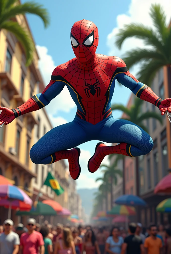 A gay Spider man in Brazil
