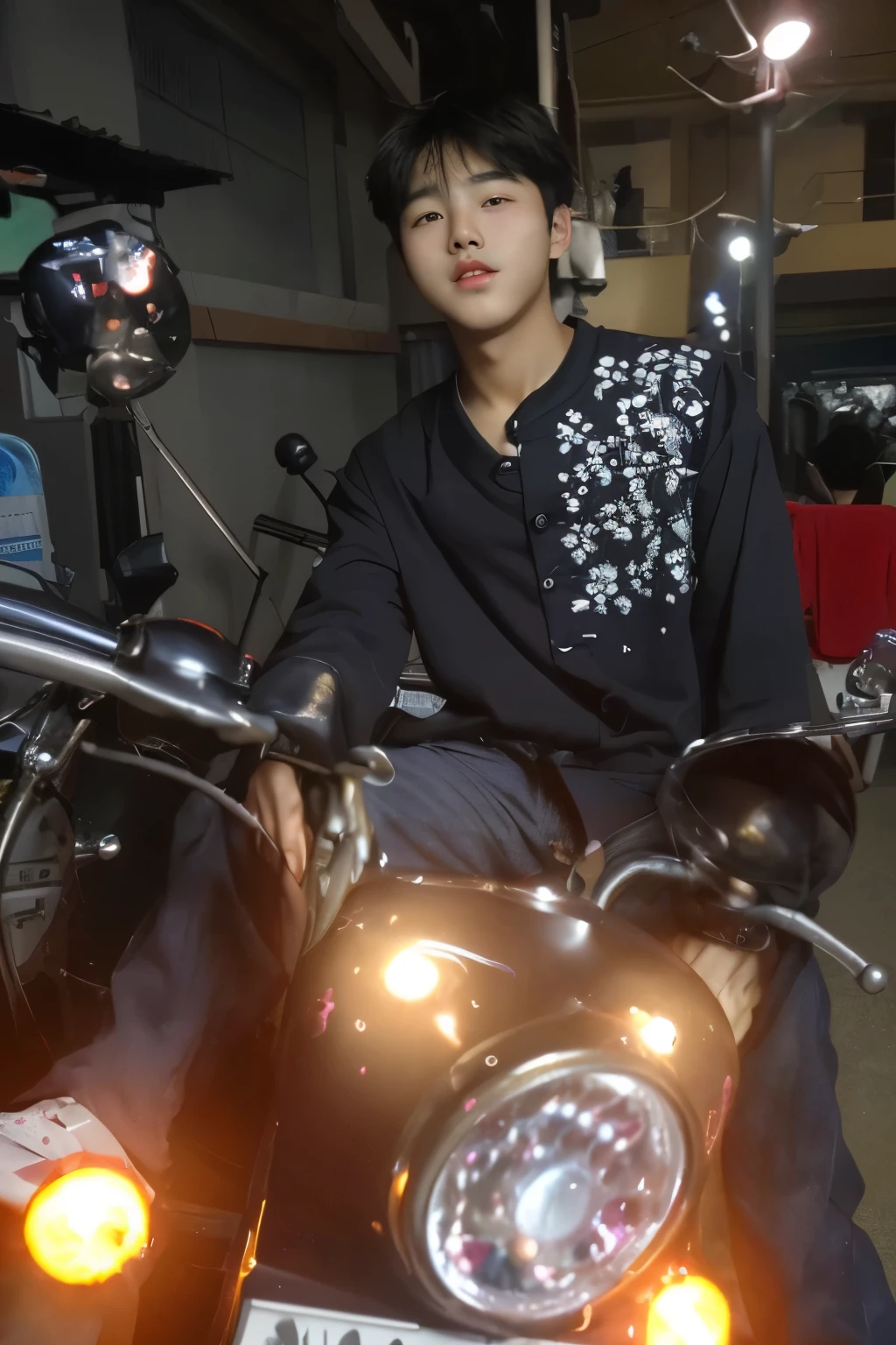A cute korean baby boy age 14 years old boy extreme cute classic beautiful
