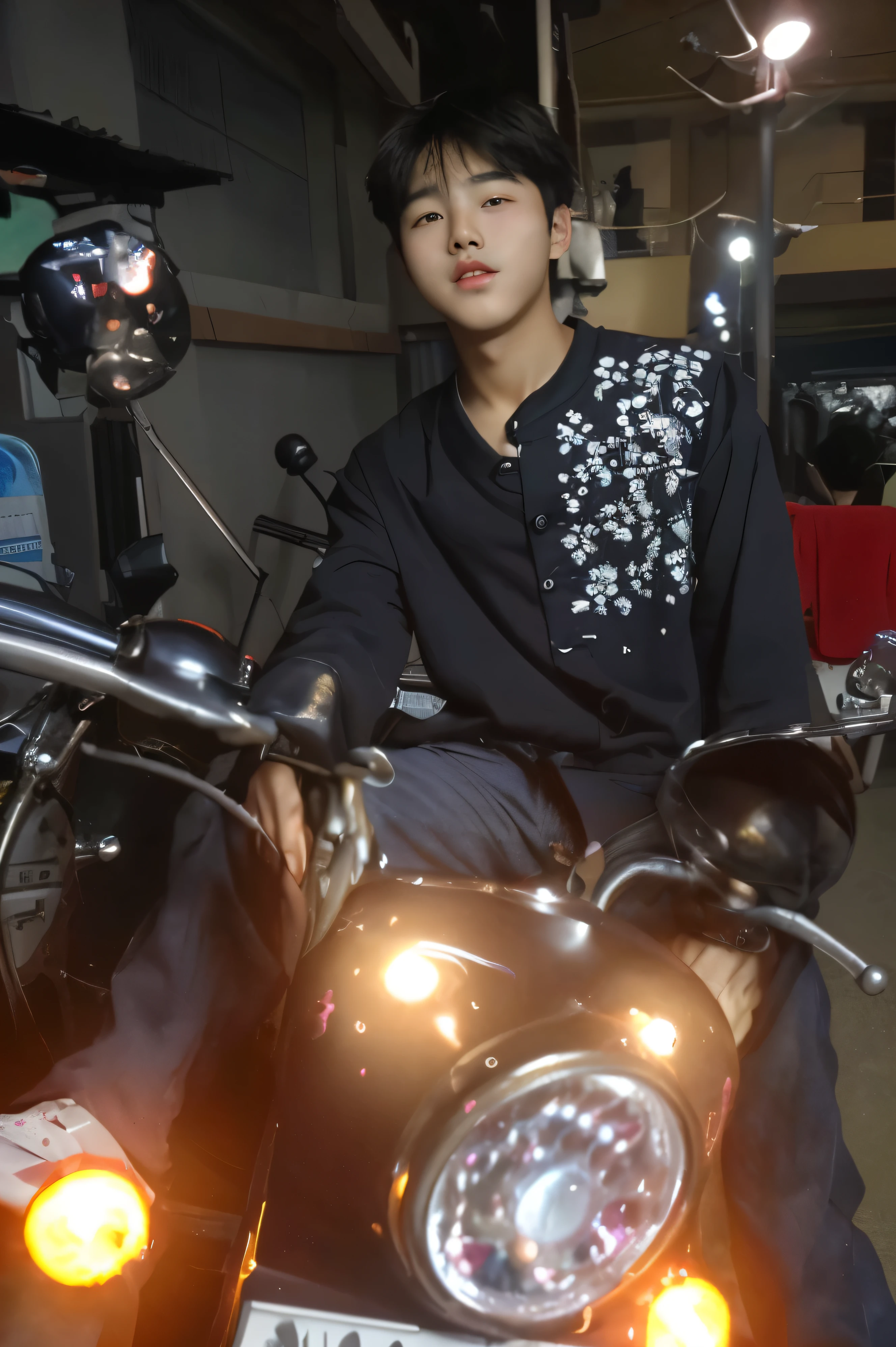 A cute korean baby boy age 14 years old boy extreme cute classic beautiful