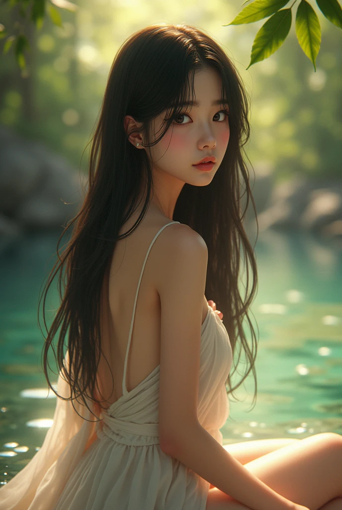 Create a Japanese girl without clothes