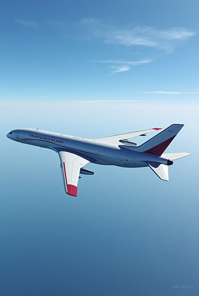 An image of a large aircraft inspired by the Embraer E2 and the 787