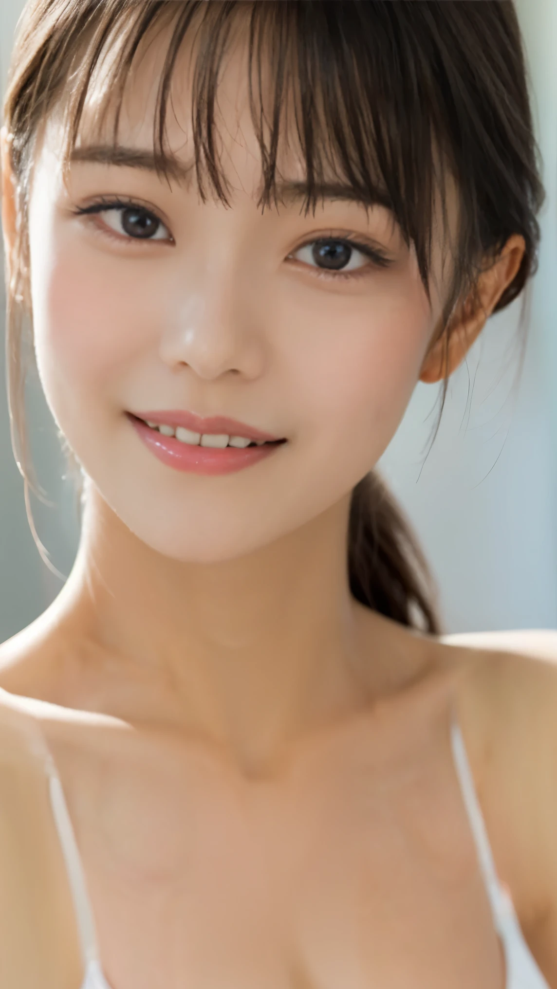 Everything modern:3.66, Cute Japanese Women Photos, smile, 20-year-old, Straight Long Hair:2.55, (photo Realistic:1.4), (hyper Realistic:1.4), (Realistic:1.3), (Smoother lighting:1.05), (Improving the quality of cinema lighting:0.9), 32K, 1 girl,20-year-oldの女の子, Realistic lighting, Backlight, The light shines on your face, Ray Tracing, (Bright light:1.2), (Improvement of quality:1.4), (Highest quality Realistic textured skin:1.4), fine grain, Detailed face,(smile:1.0), (Emphasis on face close-up:1.3), (Enhances the beauty of skin texture:1.1),((Extremely precise and accurate anatomy:1.0)), (Enhances the beauty of skin texture:1.1), Clean and glowing skin, mesh, thin:1.2, (Realistic:1.3), Realisticなライティング, (Smoother lighting:1.05), 32K, One Japanese woman, fine grain, Detailed face, (Film Grain:1.1),(Accentuates body lines:1.1), High resolution, Natural look, Kind eyes, Improves hair quality, Delicate light and shadow, Transparent muscles, Graceful pose, Beautiful Eyes, Sharp details, Soft light reflection, Beautiful contours, Delicate skin tone, Fine hair texture,Cute Japanese Women Photos,