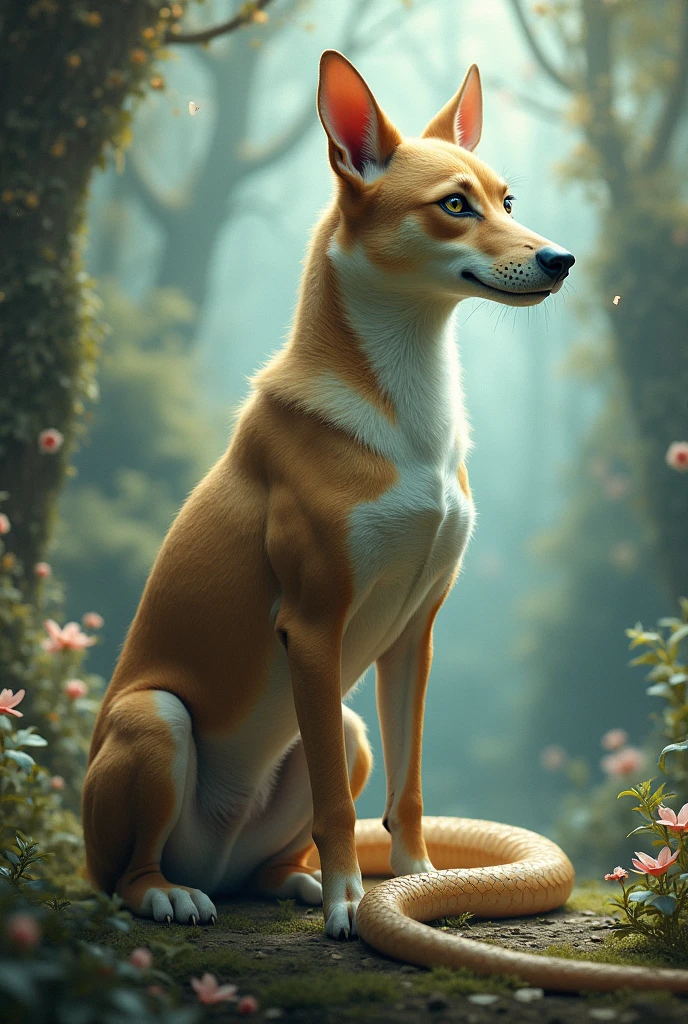combination dog and snake