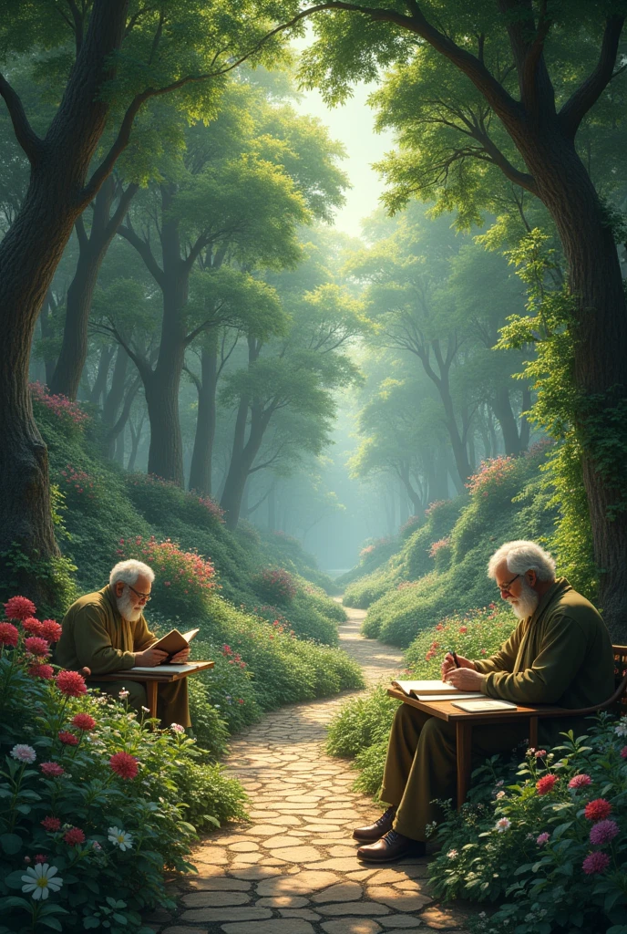 Garden of knowledge metaphor