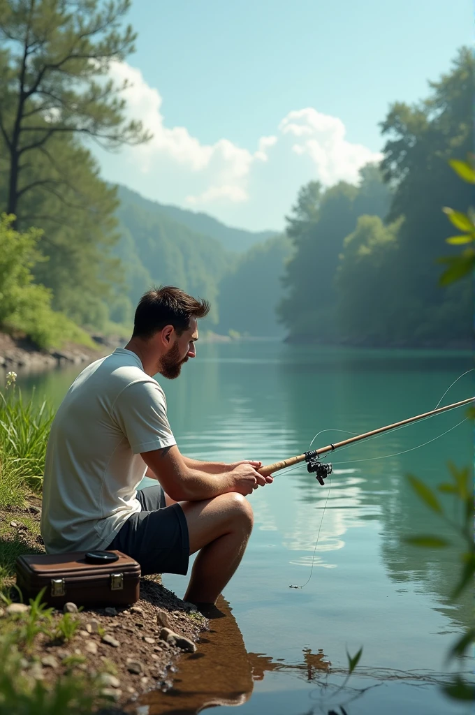 Messi fishing