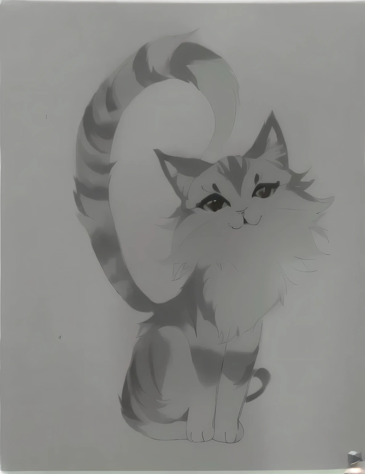 drawing of a cat with a heart-shaped tail, anime cat, cat tail, cat drawing, illustration of a cat, an gato anthropo, painting of a cat, ready anthropomorphic, gato anthropomórfico, a fluffy cat, a painting of a cat, gato anthropo, in a painting of a cat, warrior cats fan art