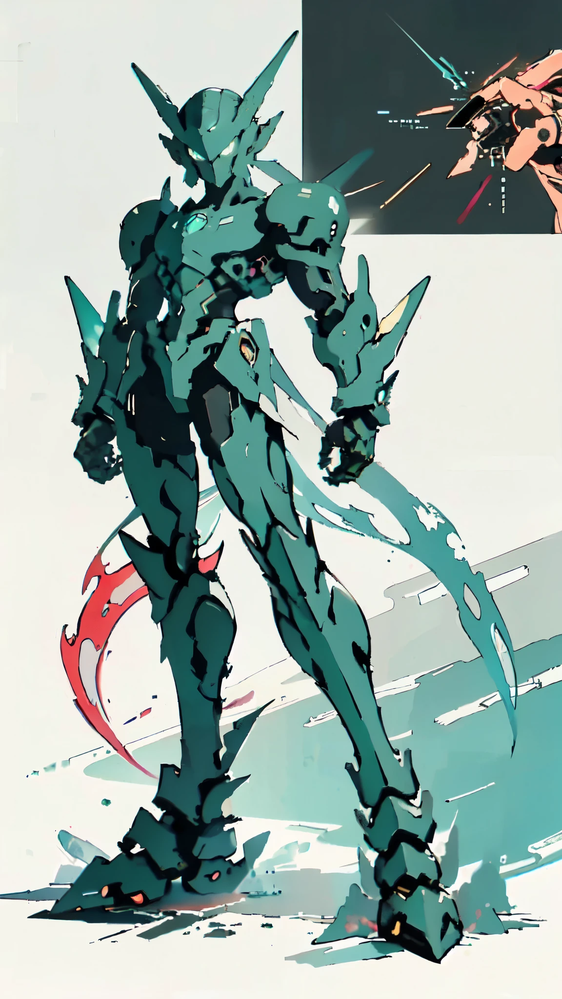 (masterpiece:1.5, best quality:1.5, extremely delicate:1.5, superhero pose:1.5), a man wearing a full-face helmet, a fantasy-style biotech armored combat suit, green eyes, (a composite layered chest armor), fully enclosed shoulder guards, matching arm and leg guards, belt of Neon circuit, (the color scheme is primarily black with green and red accents), the design balances heavy with agility, a high-tech bio-mecha armor, (Armor Concept Inspired by Bat, stand on the top of a skyscraper in a futuristic sci-fi city), this character embodies a finely crafted fantasy-surreal style armored hero in anime style, exquisite and mature manga art style, (element, plasma, energy, the armor glows), ((male:1.5)), metallic, high definition, highres, ultra-detailed, ultra-fine painting, professional, perfect body proportions, golden ratio, anatomically correct, symmetrical face, extremely detailed eyes and face, high quality eyes, creativity, RAW photo, UHD, 32k, Natural light, cinematic lighting, masterpiece-anatomy-perfect