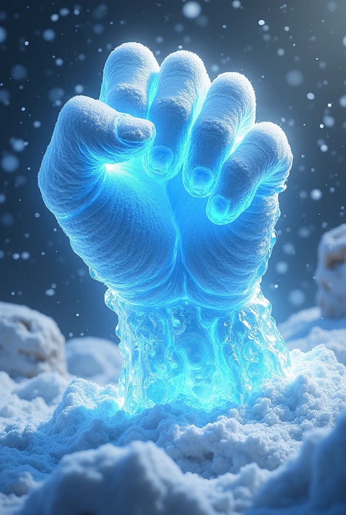Animated Ice Fist