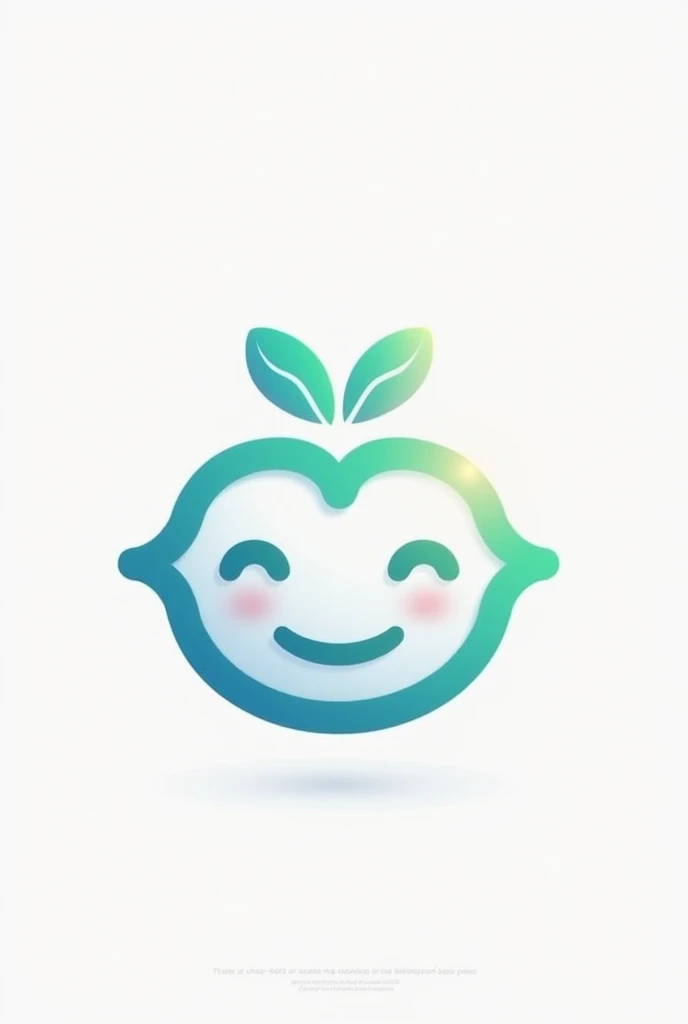 Creative smiling and modern logo idea
