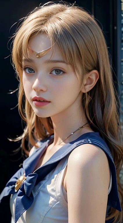 ((masterpiece:1.4)、(Highest quality:1.4)、(Realistic:1.7))、Masseter muscle area:1.4、beautiful少女、Sailor Moon is a sailor girl with a long blonde hair, Sailor Moon aesthetic, Sailor Moon style, inspired Sailor Moon, Sailor Moon!!!!!!!!, Sailor Moon, the Sailor Moon. beautiful, Anime Princess, Sailor Galaxia. beautiful, Inspired by Naoko Takeuchi, Retro Anime Images, Zodiac Knight Girl, portrait Zodiac Knight Girl
