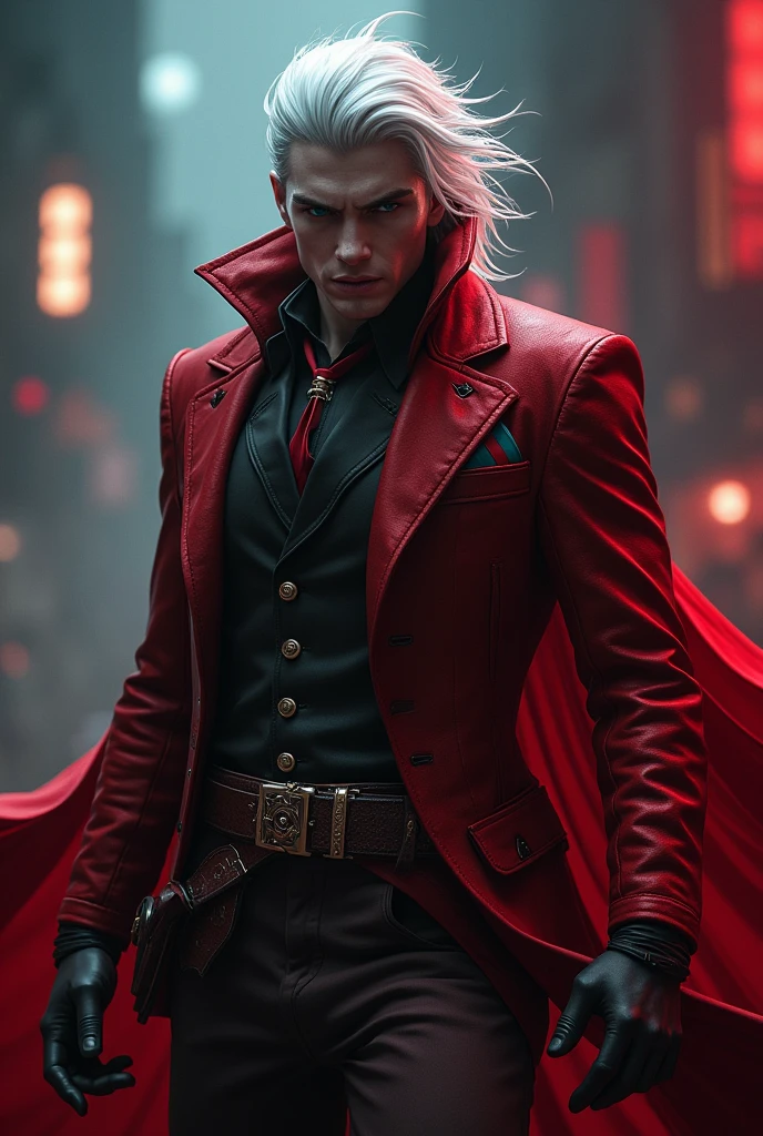 (photorealism:1.2) Create Dante Sparda from Devil May Cry