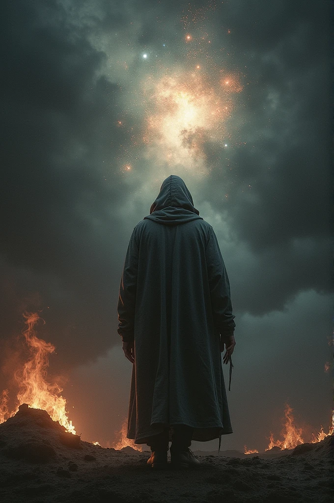 I need the image representation of the expression "Instant Karma", using as a basis the concept of a person receiving punishment from the universe as retribution for the bad action they performed.
