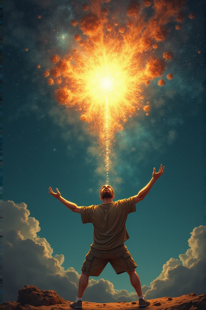I need the image representation of the expression "Instant Karma", using as a basis the concept of a person receiving punishment from the universe as retribution for the bad action they performed.

Can you give me more options?, I was looking for something more humorous 