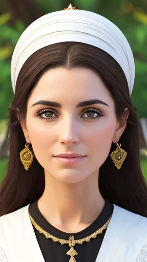  A 30 year old biblical Jewish woman focus on the face 