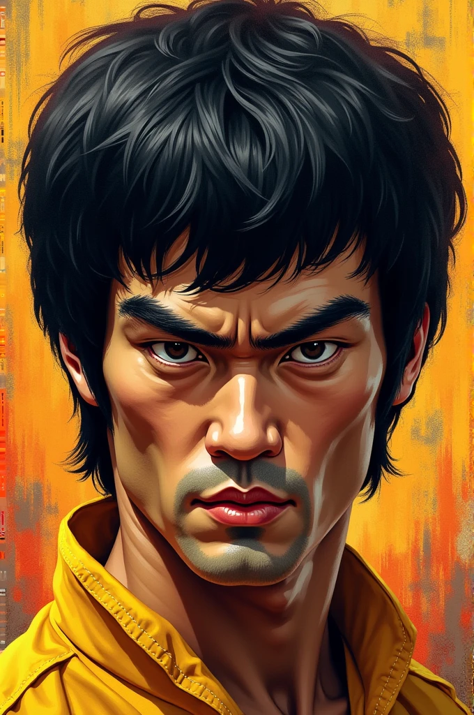 A mask inspired by Bruce Lee