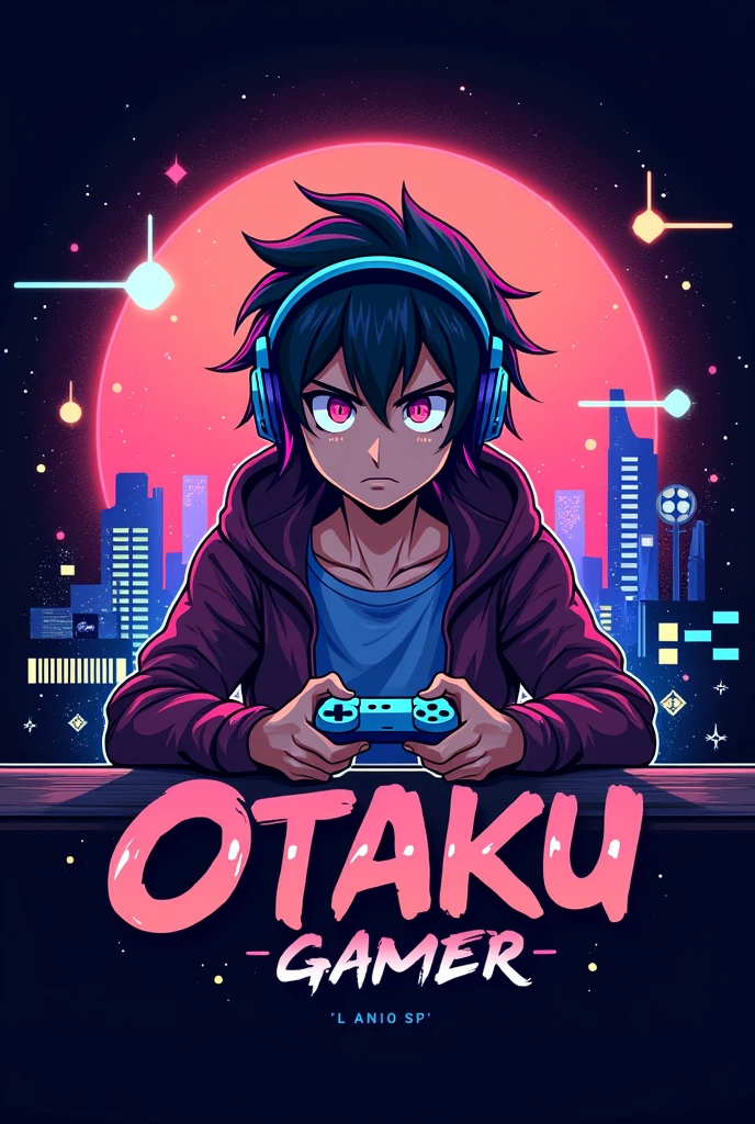 Create an Otaku gamer logo